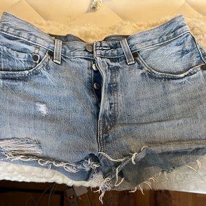 Levi denim shorts